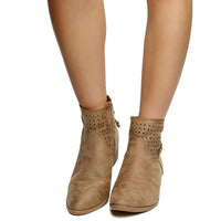 
              "Erin" Taupe Bootie
            