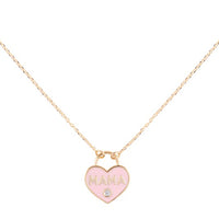Mama Enameled Heart