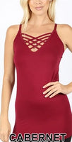 Seamless Lattice Front Cami Top