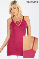 Seamless Lattice Front Cami Top