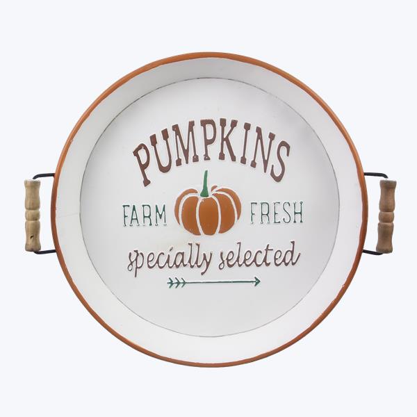 Metal Wall Harvest Design Tray