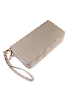 Classic Double Zippered Wallet