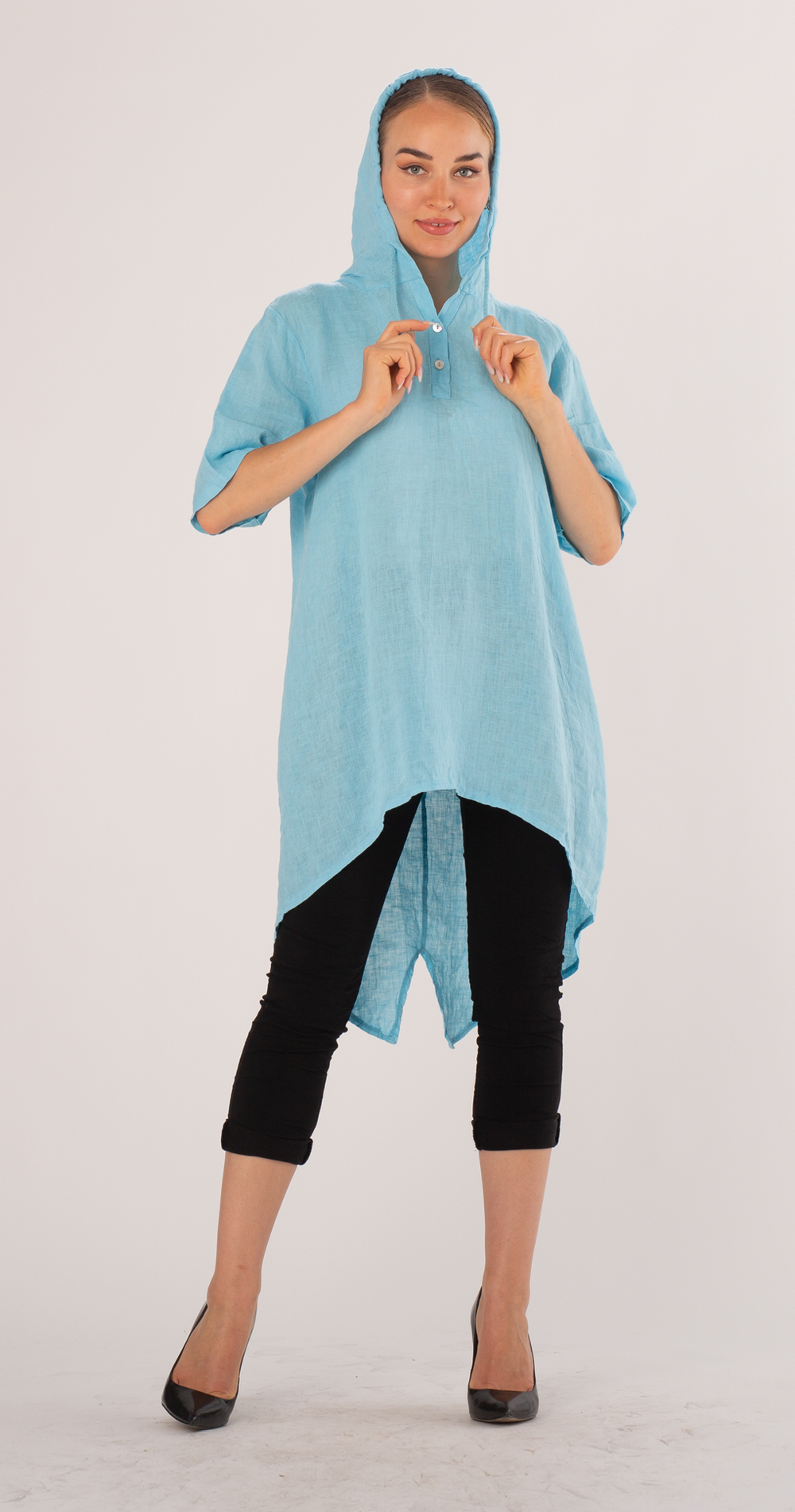 Bella Amore Hooded Tunic Top