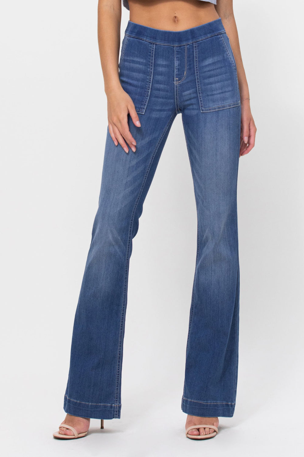 Jamie Mid Rise Flare Jegging