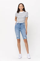 
              B&C High Rise Bermuda Shorts
            