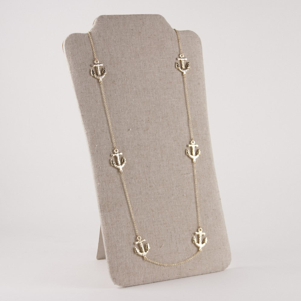 RS Anchor Necklace