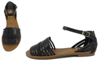 
              "Candle" Woven Flat Sandal
            