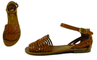 
              "Candle" Woven Flat Sandal
            