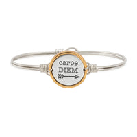 
              Carpe Diem Bangle Bracelet
            