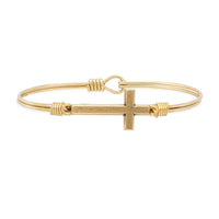 Cross Bangle Bracelet