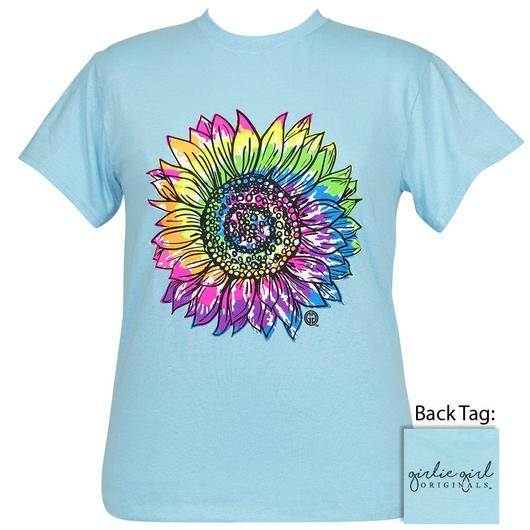 Tie Dye Sunflower Tee
