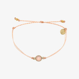 Pura Vida Gold Rose Quartz Bracelet