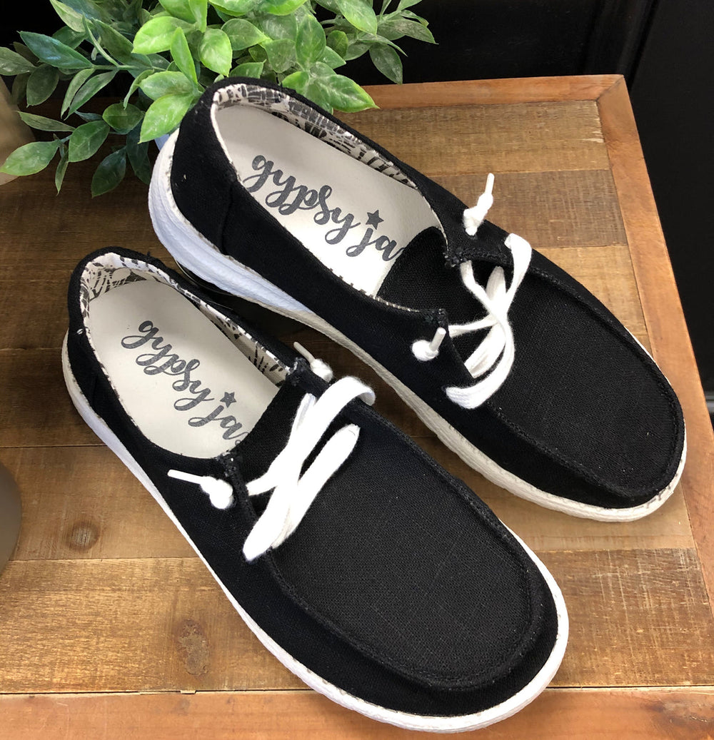 Gypsy Jazz Black Slipon