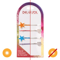 Del Sol Color Changing Hair Clips