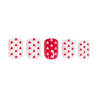 Red Aspen Nail Dashes - Short