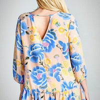 Flirty Skirt Top with Criss Cross Neckline