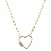 Heart Carabiner Necklace