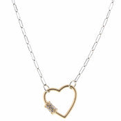 Heart Carabiner Necklace