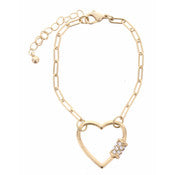 Heart Carabiner Bracelet