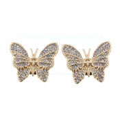Kayla Crystal Butterfly Earrings