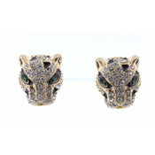 Kayla Crystal Cheetah Earrings