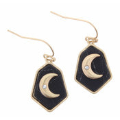 Kayla Gold Moon Earrings