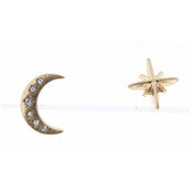 Kayla Moon and Star Earrings