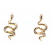 Kayla Crystal Snake Earrings