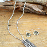 Winchester Feather Necklace Set