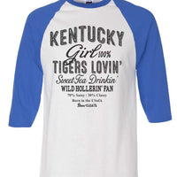 Tigers Raglan Color Baseball Jersey