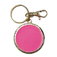 Circle Keychain Monogrammed