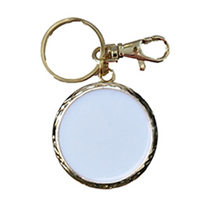 Circle Keychain Monogrammed