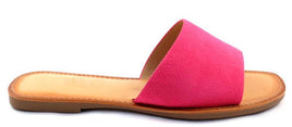 Fuschia Slide Sandal