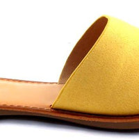 Mustard Slide Sandal