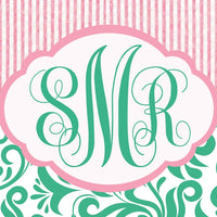 Custom Monogram License Plate