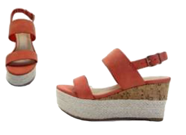 "Listen" Stacked Wedge Sandal