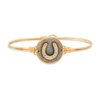 Lucky Horseshoe Bangle Bracelet