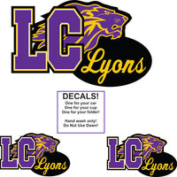 Custom School Decal Set