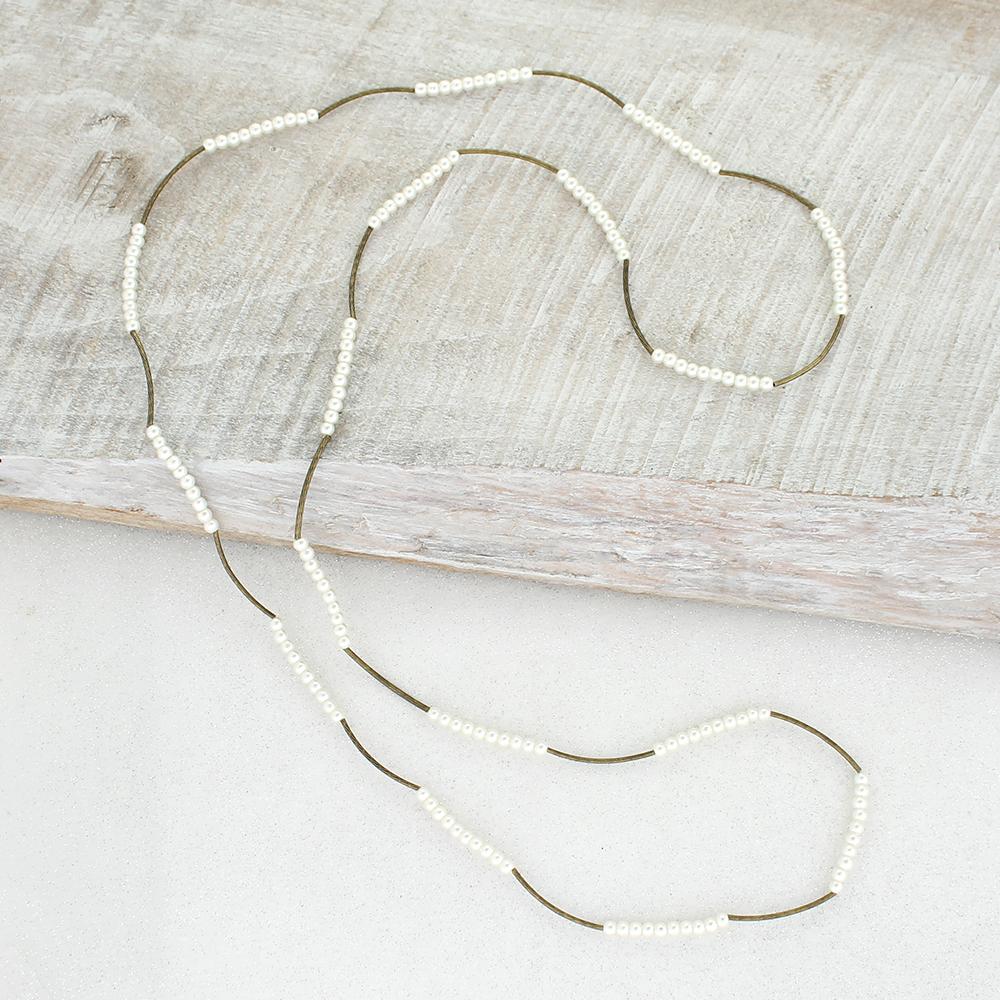 Vintage Stretch Pearl Necklace