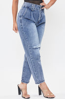 
              Dream High Rise Roll Cuff Vintage Ankle Jean
            