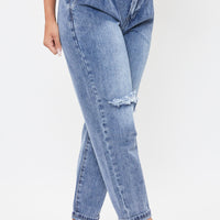 Dream High Rise Roll Cuff Vintage Ankle Jean