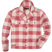 Simply Southern Pink Buffalo Plaid Shacket