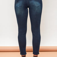Petite High Rise Hand Sanded Skinny Jean