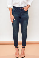 
              Petite High Rise Hand Sanded Skinny Jean
            