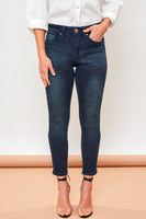 Petite High Rise Hand Sanded Skinny Jean
