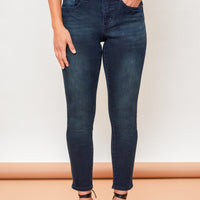 Petite High Rise Hand Sanded Skinny Jean