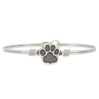 Pawprint Bangle Bracelet