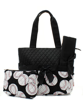 Quilted Baseball Bag