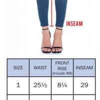 Camilla Mid Rise Destroyed Skinny Crop Jeans