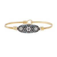 Snowflake Medley Bangle Bracelet